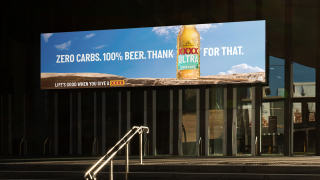 XXXX: XXXX Ultra. Zero Carbs. 100% Beer.